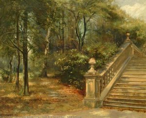 South West Terrace Steps, Royal Holloway — Charles William Carey