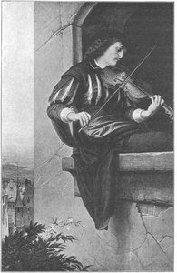 The Violin Player — Edward Jakob Von Steinle