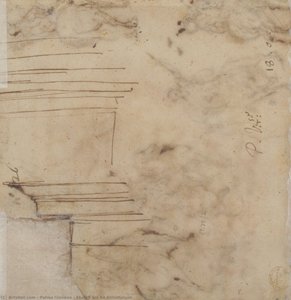 Sketch For An Entablature — Jacopo Palma Il Giovane