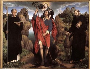 Triptico De La Familia Moreel (panel Central) — Hans Memling
