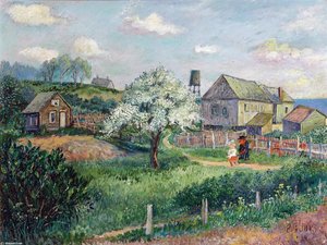 Walking By Countryside — David Davidovich Burliuk