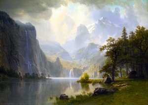 In The Mountains — Albert Bierstadt
