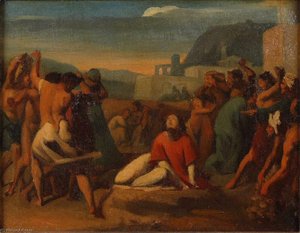 Lapidation De Saint Etienne — Jean-françois Millet