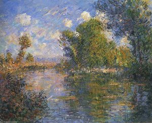 By The Eure River In Autumn — Gustave Loiseau