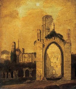 Kirkstall Abbey From The East — Joseph Rhodes