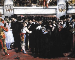 Masked Ball At The Opera — Édouard Manet