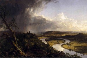 View From Mount Holyoke, Northamptom, Massachusetts, After A Thunderstorm (the Oxbow) — 토마스 콜