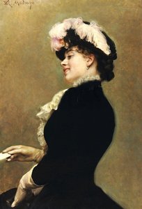 An Elegant Beauty — Raimundo De Madrazo Y Garreta