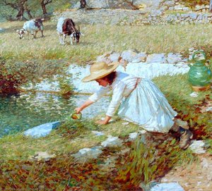 A Provençal Stream — Henry Herbert La Thangue