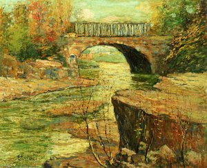 Aqueduct At Little Falls, New Jersey — Ernest Lawson