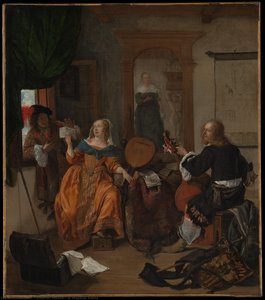 Une Fête Musicale — Gabriel Metsu