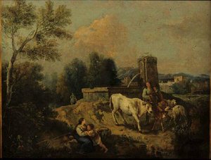 L'abreuvoir — Francesco Zuccarelli
