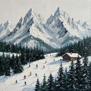Monolithische Gipfel In Stillem Weiß Mit Spuren Urzeitlicher Alpiner Bewegung