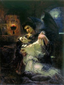 Tamara And Demon — Konstantin Yegorovich Makovsky