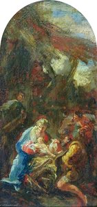 Adoration Of The Shepherds — Giovanni Battista Pittoni The Younger