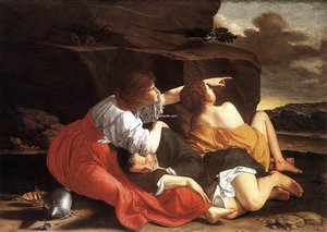 Lot And His Daughters — Orazio Gentileschi