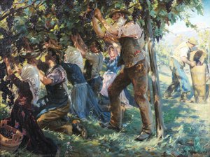 Wine Harvest In The Tyrol — Peder Severin Krøyer