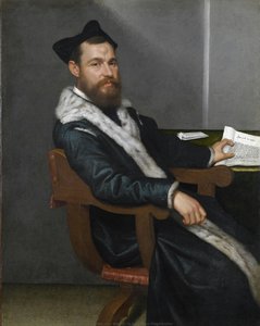 Portrait Of A Doctor In Law (the Magistrate) — Moroni, Giovanni Battista