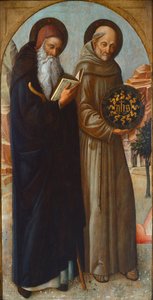 Saint Anthony Abbot And Saint Bernardino Of Siena — Jacopo Bellini