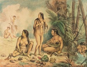 Indigenous Population Of Cantagalo, C.1826 — Jean-baptiste Debret