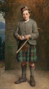 The Artist's Son Bunty, The Shinty Boy — Duncan Macgregor Whyte