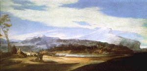 Landscape With Shepherd — Jusepe De Ribera