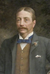 George Granville Lancaster (1853–1907) (detail) — Arthur Trevor Haddon
