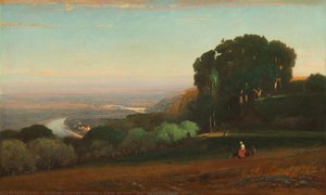 View Of The Tiber Near Perugia — Scotlan George Inness