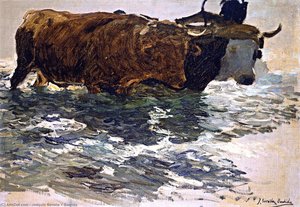 Die Rückkehr Vom Fischen (studie) — Joaquín Sorolla Y Bastida