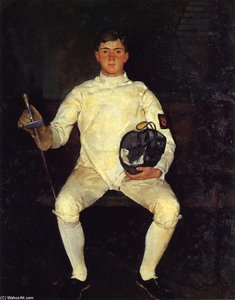 The Fencer — Charles Webster Hawthorne