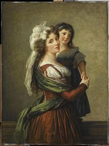 Madame Rousseau Et Sa Fille — Luizė Elizabeta Vigė Le Brūn