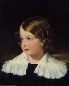 Portrait Of A Boy (also Known As Eduard Edler Von Mosel) — Friedrich Ritter Von Amerling