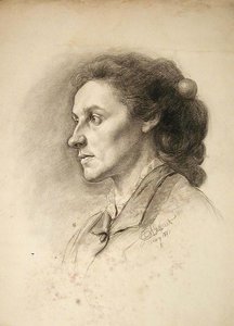 Study Head (woman) — John Ottis Adams