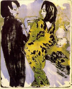 Young Couple 1 — Emile Nolde