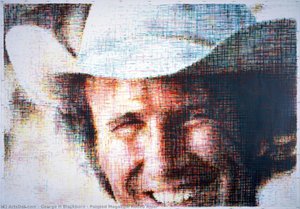 Painted Magazine Rodeo Rider — George H Blackburn