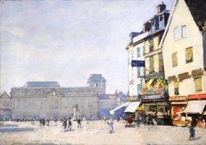 Market Place, Concarneau, France — Henry A Bishop