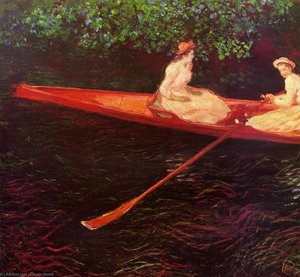 Boating On The River Epte — Claude Monet