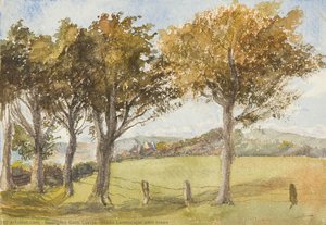 Manx Landscape With Trees — جورجينا غور كوري