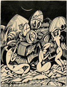 The Witches’ Bath (drawing No. 10 For The Album — أميديو دي سوزا كاردوسو