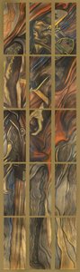 Henry Ii The Pious. A Stained Glass Design For The Presbytery Of The Cracow Cathedral — Stanislaw Wyspianski