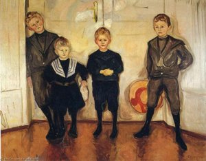 De Fire Sønner Af Dr. Linde — Edvard Munch