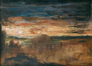 Shepherds Viewing Passing Soldiers — Gustave Moreau