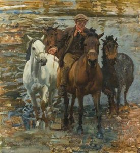 Studio Per 'il Guado' — Sir Alfred James Munnings