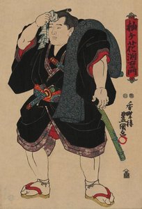 Sumo Wrestler Somagahana Fuchiemon — Utagawa Kunisada