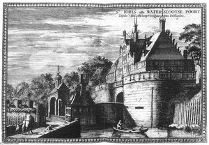 Sint Jorispoort (st George's Gate) In Delft — Coenraet Decker