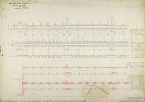 South Elevation Of Refreshment Wing — Harry John Johnson