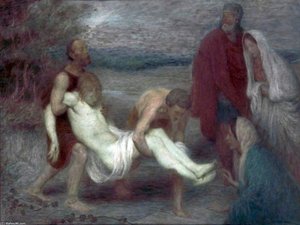 The Entombment — Edward William Stott