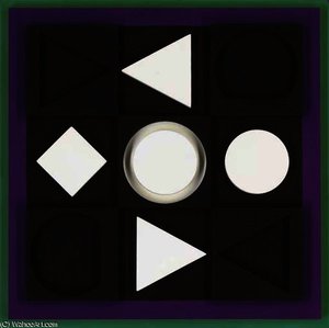 Caribe Negatif — Victor Vasarely