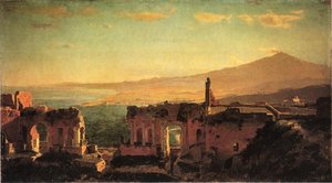 Mt. Aetna From Taormina — William Stanley Haseltine