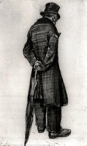 Der Verwaiste Mann Mit Einem Regenschirm — Vincent Willem Van Gogh